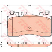 Колодки тормозные дисковые для CHEVROLET ASTRA / MERCEDES CLS(C218,X218), E(S212,W212), SLS AMG(A197,C197) <b>TRW GDB1906 / 24606</b>