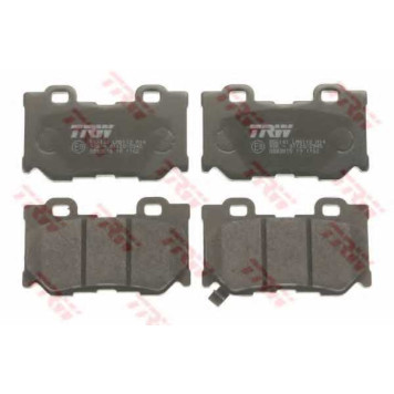 Колодки тормозные дисковые для INFINITI FX, G, Q50, Q60, Q70(Y51), QX70 / NISSAN 370 Z(Z34) <b>TRW GDB3515 / 24921</b>-1