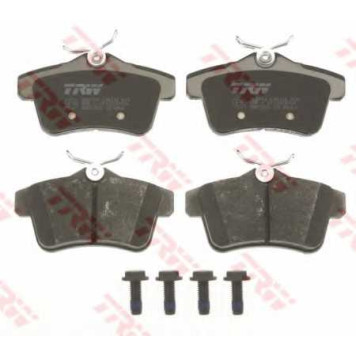 Колодки тормозные дисковые для CITROEN C4(B7), DS4, DS5 / JEEP GRAND CHEROKEE(WK,WK2) / PEUGEOT 3008, 308(4A#,4C#), 5008, 508, RCZ <b>TRW GDB1828 / 24922</b>-1