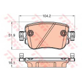 Колодки тормозные дисковые для AUDI A1(8X1,8XA,8XF,8XK), Q3(8U) / SKODA OCTAVIA(5E3,5E5) / VW CADDY(SAA,SAB,SAH,SAJ), SHARAN(7N1,7N2) <b>TRW GDB2042 / 25110</b>