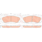 Колодки тормозные дисковые для TOYOTA HILUX(GGN#,KUN#,LAN#,TGN#) <b>TRW GDB3528 / 25209</b>