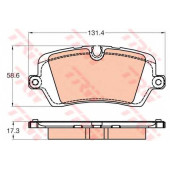 Колодки тормозные дисковые для LAND ROVER RANGE ROVER(LG,LW) <b>TRW GDB2029 / 25720</b>