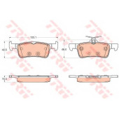 Колодки тормозные дисковые для PEUGEOT 308 <b>TRW GDB2055 / 25841</b>