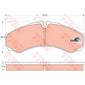 Колодки тормозные дисковые <b>TRW GDB1534 / 29121</b>