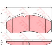 Колодки тормозные дисковые для VOLVO B 12, B 9, FH 12, FH 16, FH, FL, FM 10, FM 12, FM 7, FM 9, FM, FMX, NH 12 <b>TRW GDB5085 / 29125</b>
