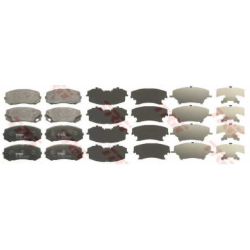 Колодки тормозные дисковые для MITSUBISHI CANTER(FB#,FE#,FG#) <b>TRW GDB3492 / 29249</b>-1