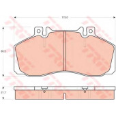 Колодки тормозные дисковые для MERCEDES SPRINTER(905) <b>TRW GDB1695 / 29835</b>