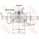 Колесный тормозной цилиндр TRW BWF150