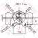 Колесный тормозной цилиндр TRW BWH167