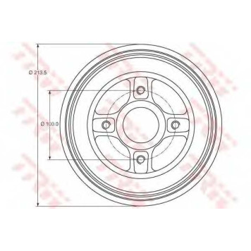 Тормозной барабан TRW DB4214MR