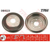 Тормозной барабан TRW DB4223