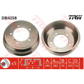 Тормозной барабан TRW DB4258