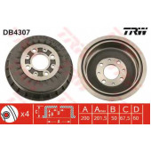 Тормозной барабан TRW DB4307
