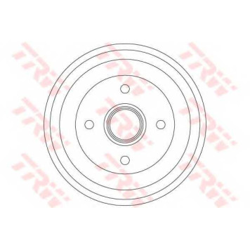 Тормозной барабан TRW DB4308MR-1