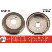 Тормозной барабан TRW DB4330