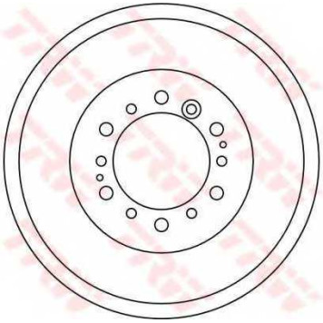Тормозной барабан TRW DB4334-1
