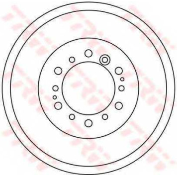 Тормозной барабан TRW DB4334