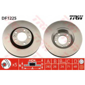 Тормозной диск TRW DF1225