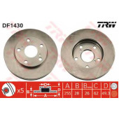Тормозной диск TRW DF1430
