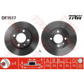 Тормозной диск TRW DF1517