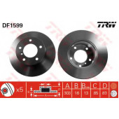 Тормозной диск TRW DF1599