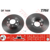Тормозной диск TRW DF1608