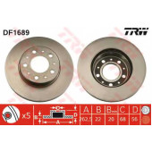 Тормозной диск TRW DF1689
