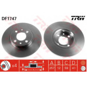 Тормозной диск TRW DF1747