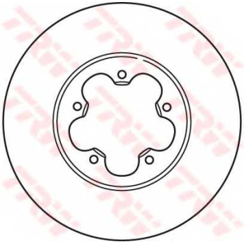 Тормозной диск TRW DF2389S-1