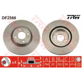 Тормозной диск TRW DF2566