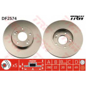 Тормозной диск TRW DF2574