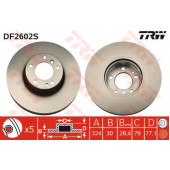 Тормозной диск TRW DF2602S