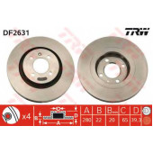 Тормозной диск TRW DF2631