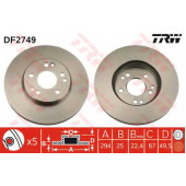 Тормозной диск TRW DF2749