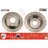 Тормозной диск TRW DF2768