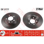 Тормозной диск TRW DF2777