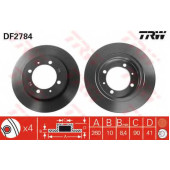 Тормозной диск TRW DF2784