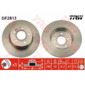 Тормозной диск TRW DF2813