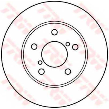 Тормозной диск TRW DF4013-1