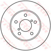 Тормозной диск TRW DF4013