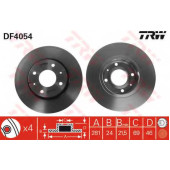 Тормозной диск TRW DF4054