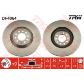 Тормозной диск TRW DF4064