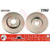 Тормозной диск TRW DF4109