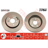 Тормозной диск TRW DF4150