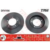 Тормозной диск TRW DF4156