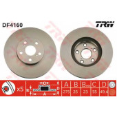 Тормозной диск TRW DF4160