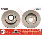 Тормозной диск TRW DF4170