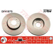 Тормозной диск TRW DF4187S