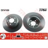 Тормозной диск TRW DF4189