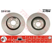 Тормозной диск TRW DF4190